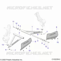 SUSPENSION, A-ARM AND STRUT MOUNTING