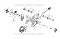 SWING ARM/REAR GEARCASE MOUNTING