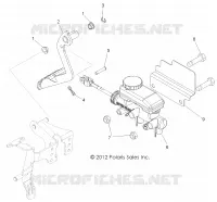 BRAKES, PEDAL AND MASTER CYLINDER
