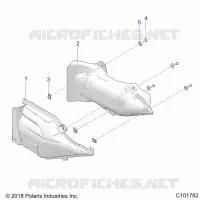 BODY, EXHAUST COVER SHIELD