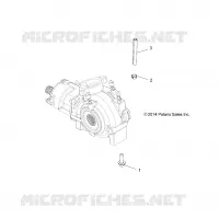 DRIVE TRAIN, GEARCASE MOUNTING, FRONT
