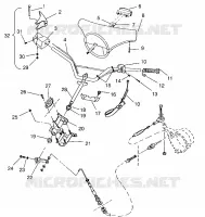 STEERING ASSEMBLY SLX 780 B954287 (4933953395A013)