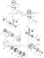 PISTON   CRANKSHAFT XCF 0971643 (4938613861C006)
