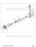 DRIVE TRAIN, FRONT GEARCASE INTERNALS