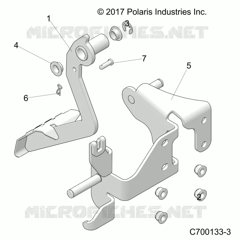 BRAKES, PEDAL AND MASTER CYLINDER MOUNTING