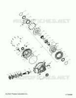 DRIVE TRAIN, REAR GEARCASE INTERNALS