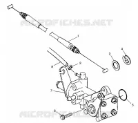 OIL PUMP SL 700 B974071, INTL. SL 700 I974071, SL 700 DELUXE B974072 AND IN (4940874087C011)