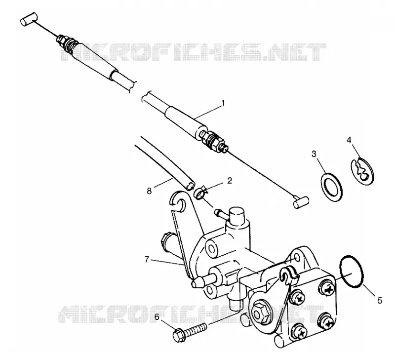 OIL PUMP SL 700 B974071, INTL. SL 700 I974071, SL 700 DELUXE B974072 AND IN (4940874087C011)
