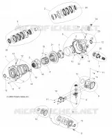 DRIVE TRAIN, FRONT GEARCASE INTERNALS