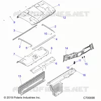 PREM PREP, ROOF, REAR CLOSE OFF AND DASH
