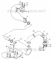 EXHAUST SYSTEM SLT 780 B974588 (4941174117B004)