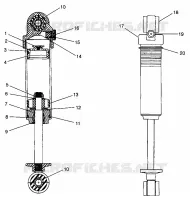FOX SHOCK-GAS, MIDDLE