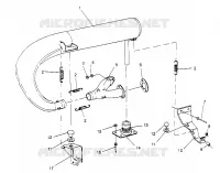 EXHAUST SYSTEM SPORT 0950443, SPORT TOURING 0950243  AND EUROPEAN SPORT TOU (4928822882C008)