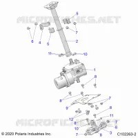 STEERING, STEERING POST  ASM.