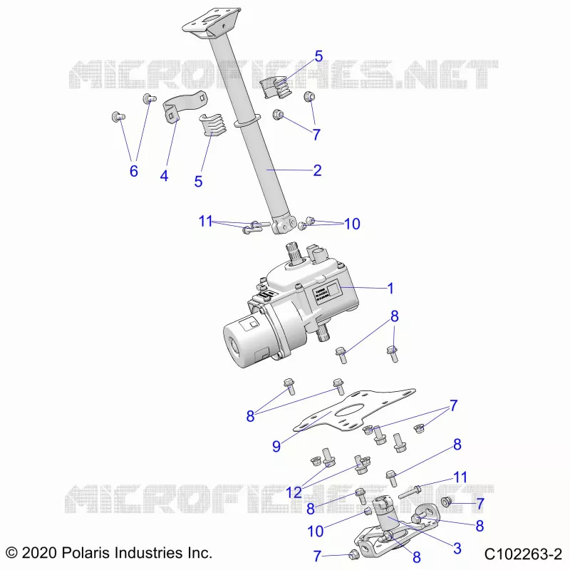 STEERING, STEERING POST  ASM.
