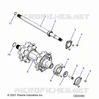 DRIVE TRAIN, JACKSHAFT AND DRIVE SHAFT