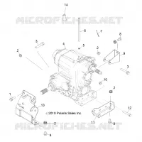 DRIVE TRAIN, MAIN GEARCASE MOUNTING