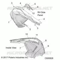 SIDE PANELS, RH
