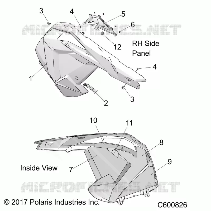 SIDE PANELS, RH