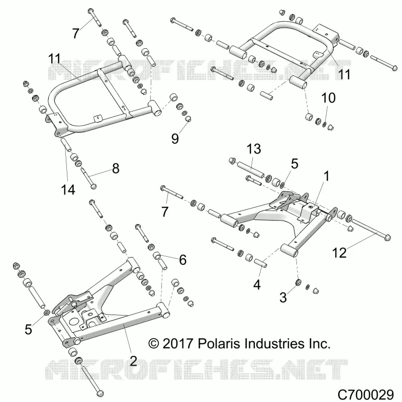 REAR SUSPENSION CONTROL ARMS