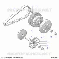 DRIVE TRAIN, PRIMARY CLUTCH