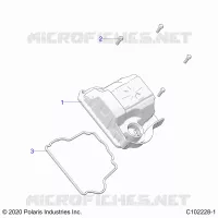 ENGINE, VALVE COVER