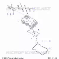 ENGINE, VALVE COVER