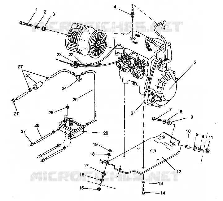 ENGINE MOUNTING SPORT 0940443 AND SPORT SKS 0940243 (4925052505029A)