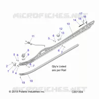 SUSPENSION, RAIL MOUNTING