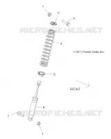 SUSPENSION, REAR SHOCK MOUNTING