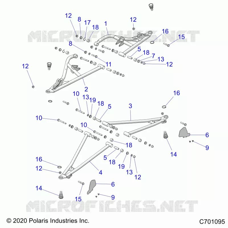 FRONT SUSPENSION CONTROL ARMS