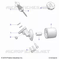 OIL FILTER AND DIPSTICK
