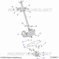 STEERING POST  AND EPS