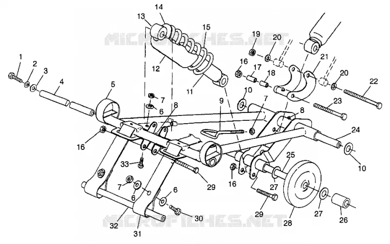 FRONT TORQUE ARM STORM 0975782, STORM S.E. H975782, EUROPEAN STORM S.E. E97 (4937823782C003)