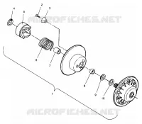 DRIVEN CLUTCH LITE GT 0963133 AND EUROPEAN LITE GT E963133 (4933083308B012)