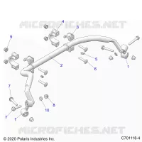 SUSPENSION, REAR STABILIZER BAR