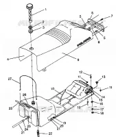 SEAT   GAS TANK ASSEMBLY XLT 0940767, XLT SP 0940667   XLT SKS 0940567 (4925022502003A)