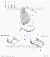 SEAT (PASSENGER) AND SEAT BELT MOUNTING
