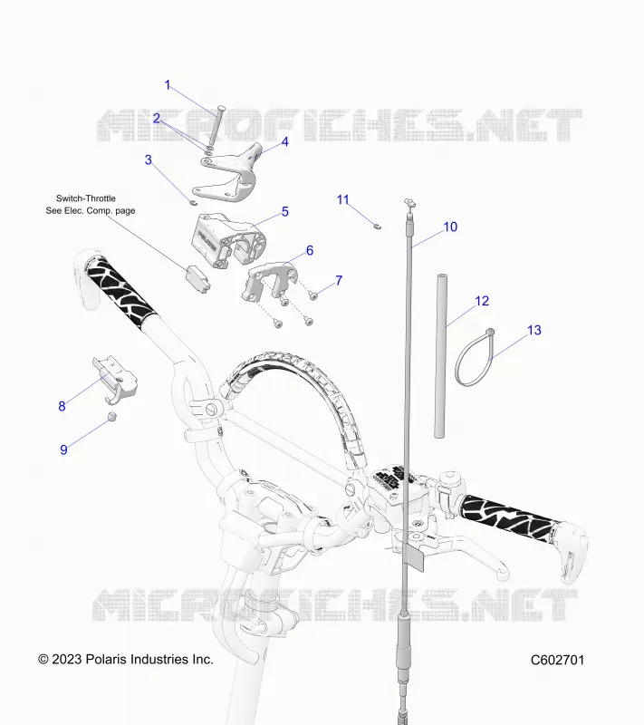 ENGINE, THROTTLE CONTROL ASM.