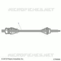 DRIVE TRAIN, REAR HALF SHAFT