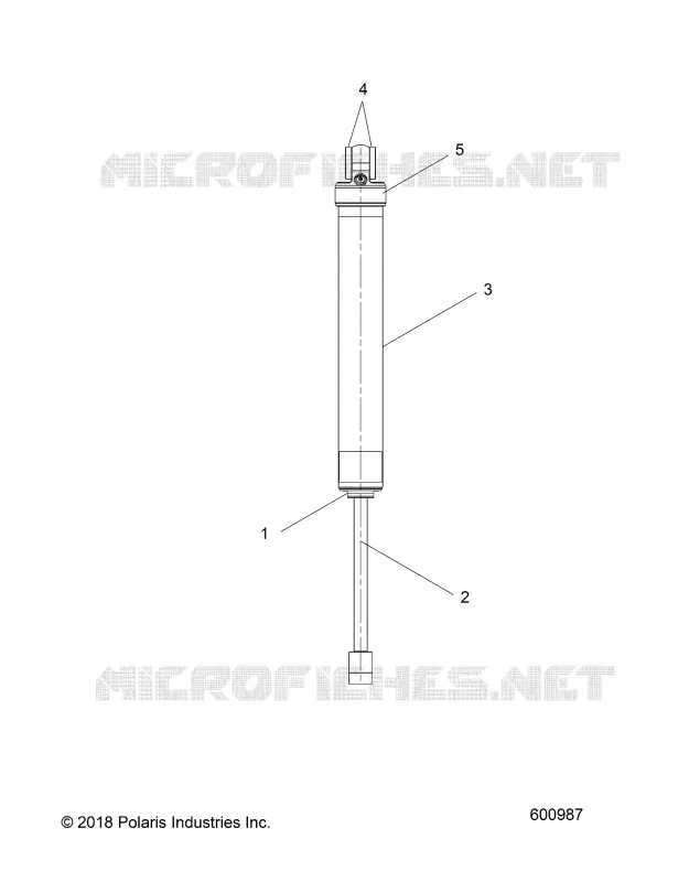 SUSPENSION, SHOCK, REAR TRACK