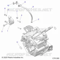 DRIVE TRAIN, MAIN GEARCASE MOUNTING