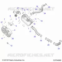 DRIVE TRAIN, CLUTCH COVER AND DUCTING