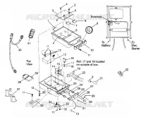 ELECTRICAL BOX SL 700 B974071, INTL. SL 700 I974071, SL 700 DELUXE B974072 (4940874087B013)