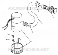 BILGE PUMP SLTX B964590 AND INTL. SLTX I964590 (4935783578B012)