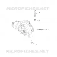 DRIVE TRAIN, GEARCASE MOUNTING, FRONT