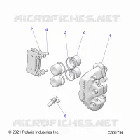 BARKE CALIPER ASM.