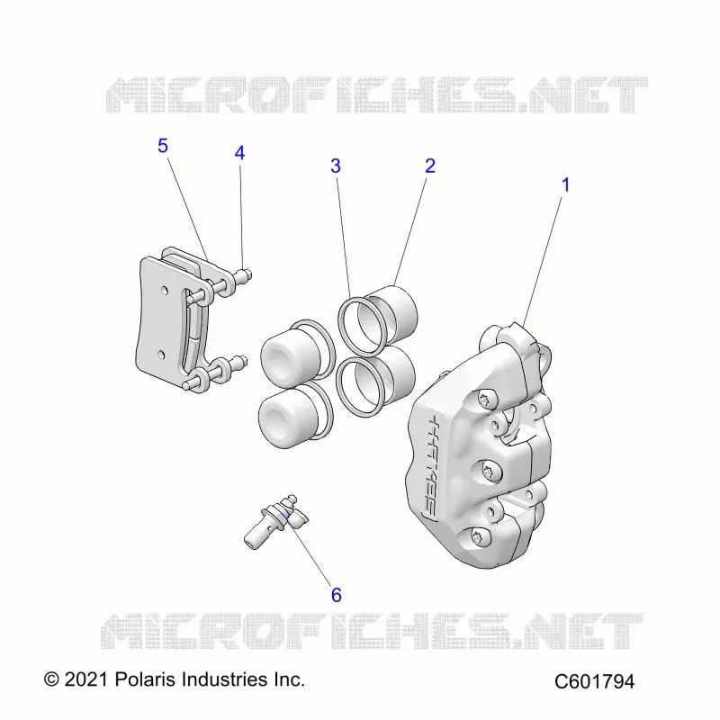 BARKE CALIPER ASM.