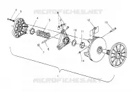 DRIVE CLUTCH ASSEMBLY LITE GT 0953133 AND  EUROPEAN LITE GT E953133 (4928922892B011)