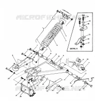 SWING ARM WELDMENT   REAR SHOCK ASSEMBLY (4913511351021A)